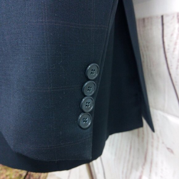 Joseph Abboud Nordstrom Blue Pane Suit Blazer Spor - Picture 3 of 11